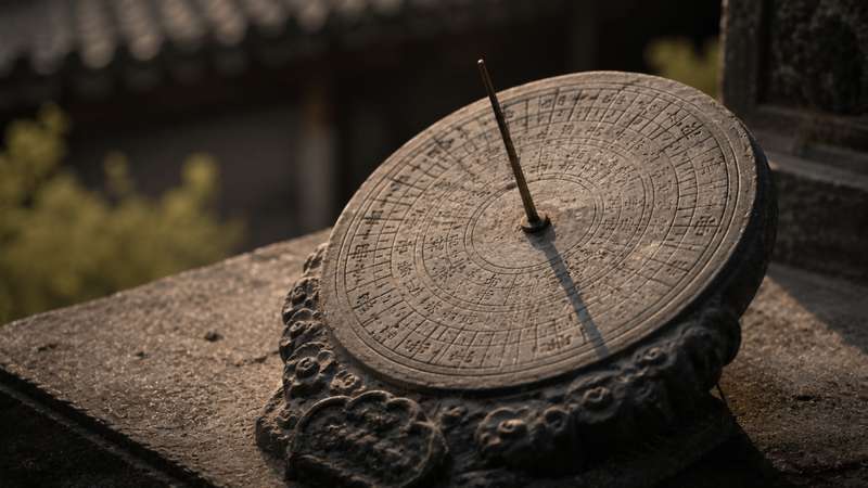 十二时辰圆形示意图,展示子丑寅卯等地支与现代钟点的对应关系
